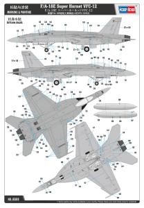 Hobbyboss 1/48 F/A-18E Super Hornet VFC-12