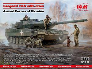 ICM 1/35 Leopard 2A6 of the Armed Forces of Ukraine with crew