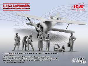 ICM 1/48 I-153 with Luftwaffe Pilots and Ground Personnel