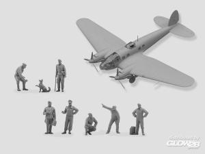 ICM 1/48 Airfield of the Luftwaffe bomber group set