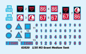 Ilovekit 1/35 M3 Grant Medium Tank