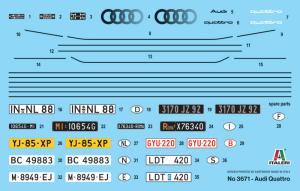 Italeri 1:24 Audi Quattro