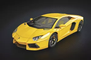 Lamborghini Aventador - Yellow