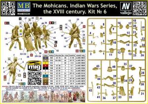 Masterbox 1/35 The Mohicans. Indian Wars Series, Kit #6