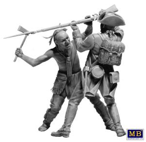 Masterbox 1/35 The Mohicans set. Indian Wars Series kit #7