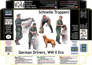 Masterbox 1/35 Schnelle Truppen. German Drivers, WW II Era