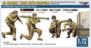 Miragehobby 1/72 US Assault Team with Bazooka