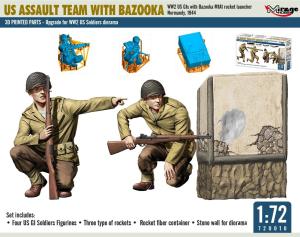 Miragehobby 1/72 US Assault Team with Bazooka