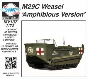 Planetmodels 1/72 M29C Weasel "Amphibious Version"