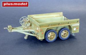 Plusmodel 1/35 US trailer M13 tandem axle