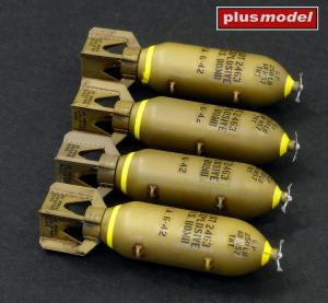 Plusmodel 1/32 Bombs 250lb (4 pcs)