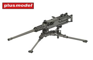 Plusmodel 1/35 Machine gun Browning with tripod