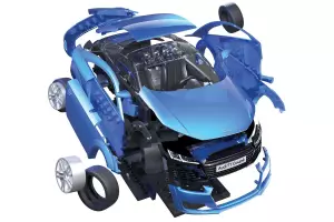 Quickbuild Audi TT Coupe, blue