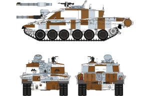 Ryefield 1/35 British Challenger 2 w/workable track links