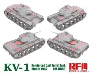 Ryefield 1/35 KV-1 Reinforced Cast Turret Model 1942