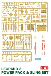 Ryefield 1/35 Leopard 2 Power pack & Sling set