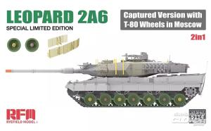 Ryefield 1/35 Leopard 2A6 Captured Version with T-80 Wheels