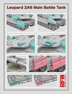 Ryefield 1/35 Leopard 2A6 with workable tracks