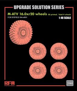 Ryefield 1/35 M-ATV Wheels 3D Printed (4 pcs) for RFM 4801