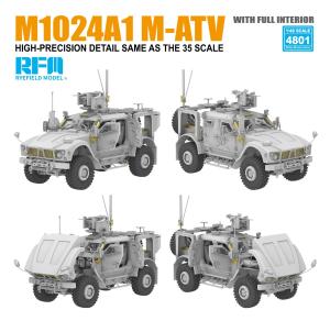 Ryefield 1/35 M1240A1 M-ATV MRAP All Terrain Vehicle