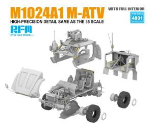 Ryefield 1/35 M1240A1 M-ATV MRAP All Terrain Vehicle