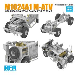 Ryefield 1/35 M1240A1 M-ATV MRAP All Terrain Vehicle