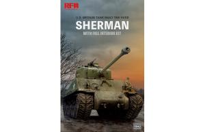 Ryefield 1/35 M4A3 76W HVSS Sherman w/full interior