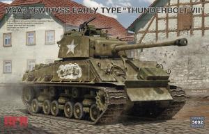 Ryefield 1/35 M4A3 HVSS Early Type Thunderbolt VII