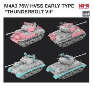 Ryefield 1/35 M4A3 HVSS Early Type Thunderbolt VII