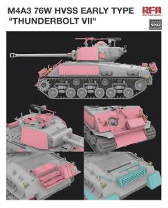 Ryefield 1/35 M4A3 HVSS Early Type Thunderbolt VII