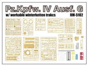 Ryefield 1/35 Panzer IV Ausf. G w/Winterketten Tracks