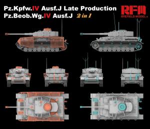 Ryefield 1/35 Pz.kpfw.IV Ausf.J late production /Pz.beob.wg.IV Ausf.J