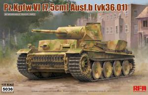 Ryefield 1/35 Pz.kpfw.VI Ausf.b (vk36.01) w/workable track links