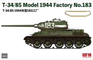 Ryefield 1/35 T-34/85 Model 1944 Factory No.183