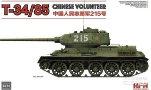 Ryefield 1/35 T-34/85 No.183 Factory Chinese Volunteer