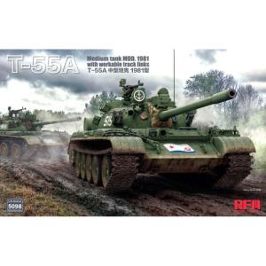 Ryefield 1/35 T-55A Mod. 1981 with Workable Track Links