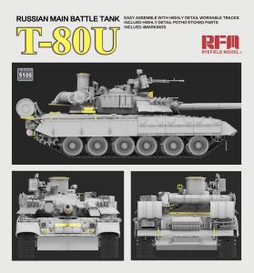 Ryefield 1/35 T-80U Russian MBT