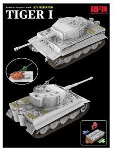 Ryefield 1/35 Tiger I Late w/Full interior & Zimmerit