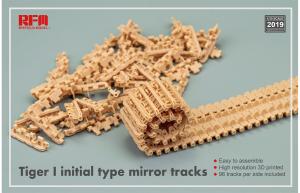 Ryefield 1/35 Track links for Tiger I initial type mirror tracks (3D printed )