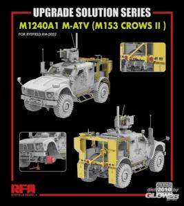 Ryefield 1/35 Upgrade set for 5052 M1240A1 M-ATV (M153 CROWS II )