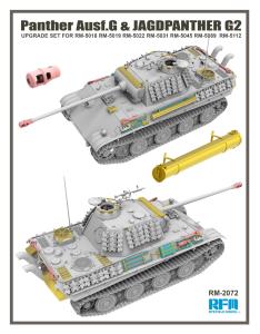 Ryefield 1/35 Upgrade Set For Panther Ausf.G & Jagdpanther G2 (for 5018, 5019, 5022, 5031, 5045, 5089, 5112)