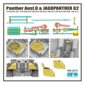 Ryefield 1/35 Upgrade Set For Panther Ausf.G & Jagdpanther G2 (for 5018, 5019, 5022, 5031, 5045, 5089, 5112)