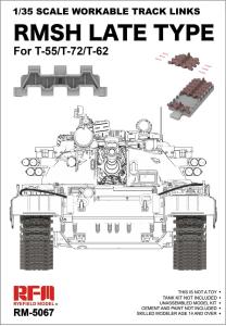 Ryefield 1/35 Workable Tracks for RMSH Late Type For T-55/72/62