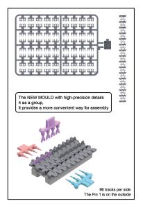 Ryefield 1/35 Workable tracks for Tiger I early (New moulds)