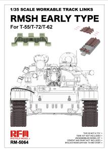 Ryefield 1/35 Workable Tracks RMSH Early Type For T-55/72/62