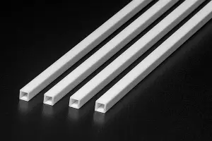 Tamiya Plastic Beams 5mm Square Tube (4pcs.)