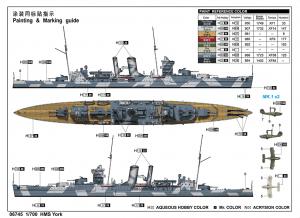 Trumpeter 1/700 HMS York