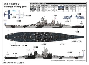 Trumpeter 1/700 USS Iowa BB-61