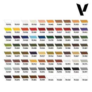 Vallejo Combination Case set 80 colors x 18ml