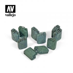 Vallejo 1/35 Allied Jerrycan set (12pcs)